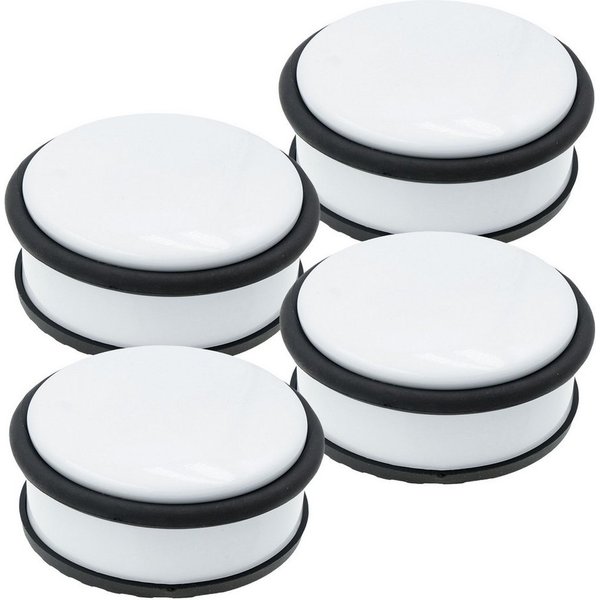 hrb Bodentürstopper Türstopper aus Edelstahl schwerer Stopper für Boden (4 St)