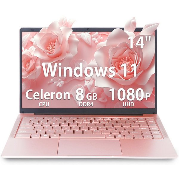 LONGEVINCE 14 Zoll Laptop, 8 GB RAM, Ultrabook Notebook (Intel, 476 GB SSD, 1920 x 1080 IPS, Celeron N4120, Windows 11)