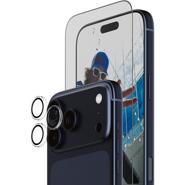 SAFE by PanzerGlass Displayschutzglas 2-in-1 Essentials Bundle iPhone 17 Pro Max