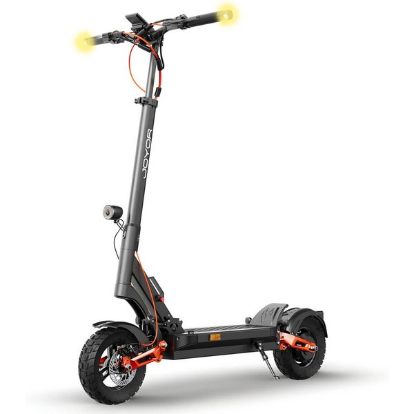 JOYOR E-Scooter T6E Pro ABE bis 90km Reichweite Blinker offroad Straßenzulassung 500W, 500 W, 20 km/h, (Long-Range-Performance-Kit, Inkl. Hydraulik-Fahrwerk, Bl