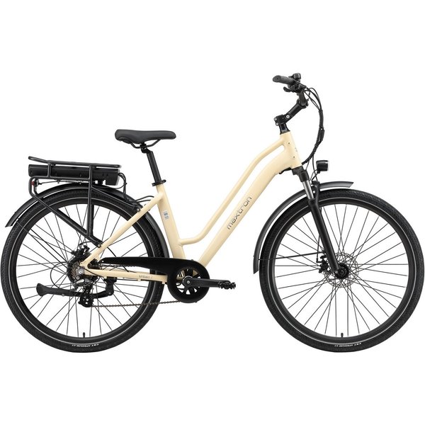 Maxtron E-Bike Cityrad Maxtron Urban 7 E-Citybike 28 Zoll, 7 Gang Shimano Altus Schaltwerk, Kettenschaltung, Heckmotor, 460,8 Wh, (Packung), Tiefeinsteiger für 