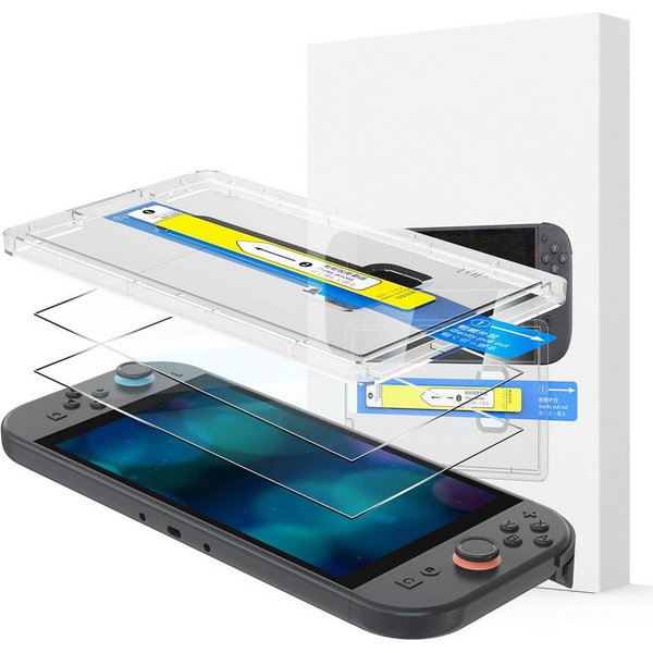 ibettertec Displayschutzfolie Panzerglas für Nintendo Switch 2 Modell 2025 [2 Stück] Schutzfolie für Nintendo Switch 2 Modell 2025 Released, 9H Härte 2.5D[Hohe 
