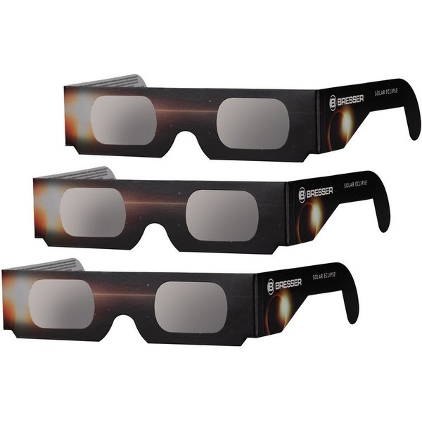 BRESSER Teleskop BRESSER Sonnenfinsternis-Brille (3 Stück) - Design B