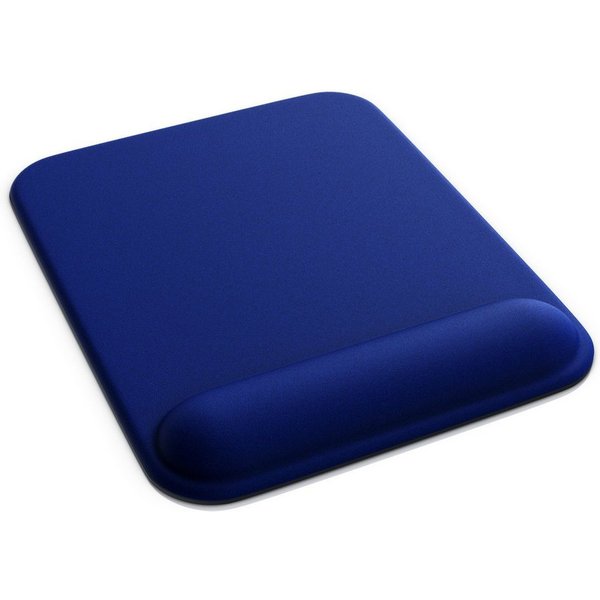 CSL Gaming Mauspad Office Gel Mousepad mit Handgelenkpolster 225 x 280 x 20 mm (1-St), Handballenauflage, Gelpolster ergonomisch, abwaschbar, dunkelblau