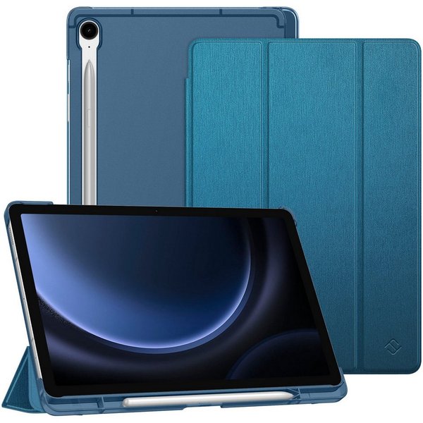 Fintie Tablet-Hülle für Samsung Galaxy Tab S10 Lite/S10 FE/S9 FE 10.9" & S9 11" Tablet, Ultradünn Case mit Stifthalter&Translucent Rückseite, Auto Schlaf/Wach