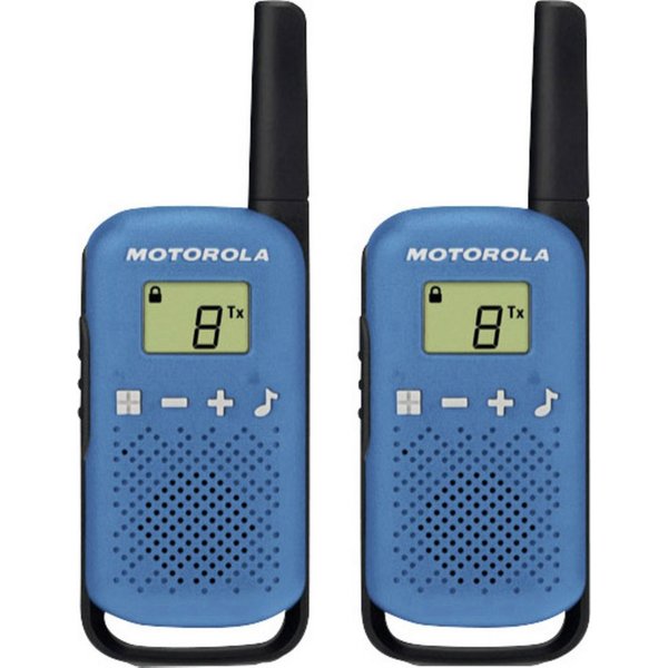 Motorola Solution Walkie Talkie Motorola Solutions TALKABOUT T42 blau PMR-Handfunkgerät 2er Set