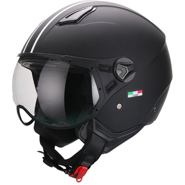Vito Helmets Motorradhelm VITO MODA, Jethelm, Pilothelm, Rollerhelm, viele Farben, kurzes Visier