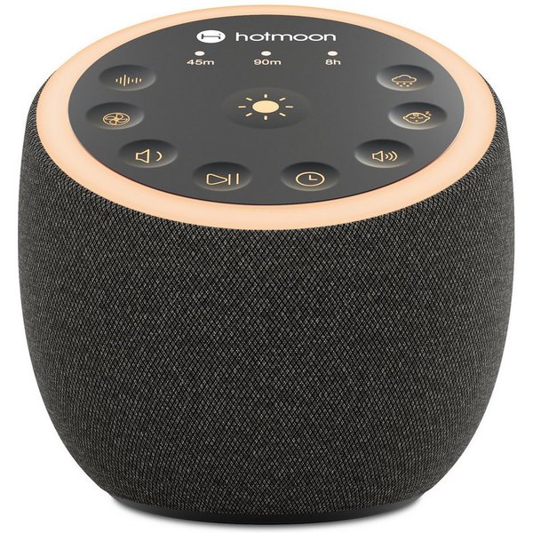 Novostella Einschlafhilfe White Noise Machine Babys Erwachsene Durchschlafhilfe Kopfhörer (Berührungssteuerung, Gebaut in 40 Entspannende Geräusche, weiß grün b