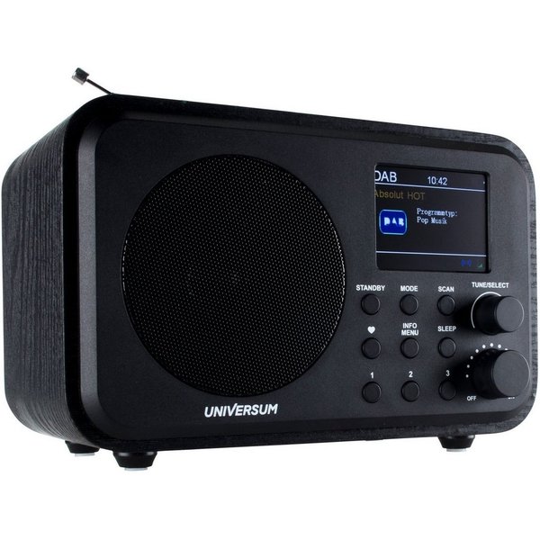 UNIVERSUM* DR 300 Radio (Digitalradio, UKW Radio, Bluetooth, Kopfhörerausgang & Akku)