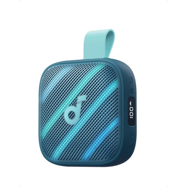Anker soundcore Boom Go 3i by Anker Portable-Lautsprecher (AAC, SBC, Bluetooth V6.0, 15 W, 24h Akku, BassUp 2.0, Notfallladung, RGB Lichtshow, IP68 wasserdichte