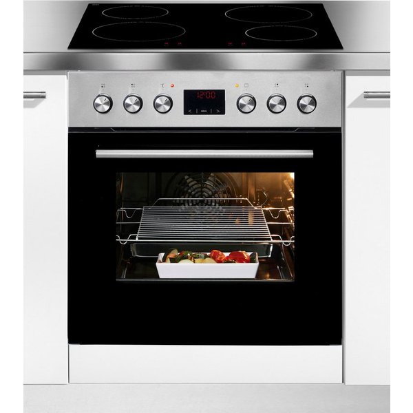 Amica Induktions Herd-Set EHI 935 333 E, Steam Clean, Alles im Griff: Timer, klare Sicht, schnell sauber