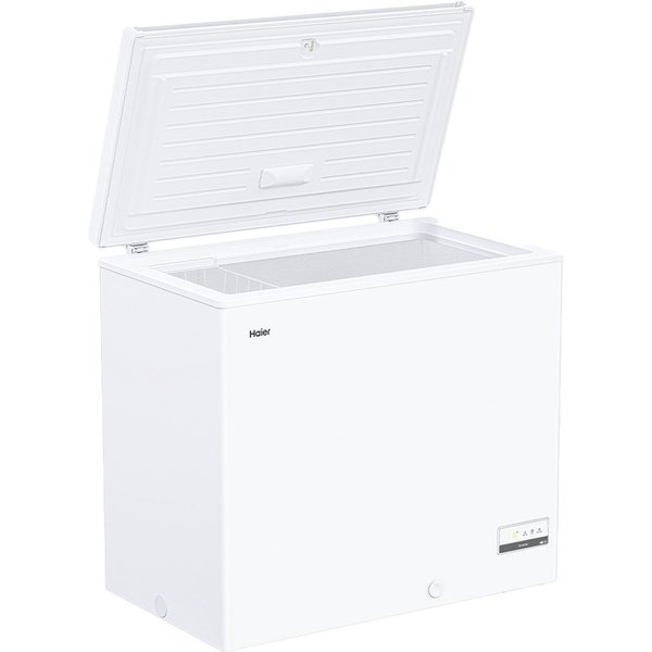 Haier Gefriertruhe HCE200D, 91.5 cm breit, 196 l, 1 Metallkorb, LED Beleuchtung, Temperaturanzeige, Tauwasserablauf