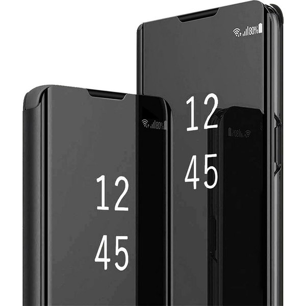 FITSU Handyhülle Handytasche für Samsung Galaxy Hülle Flipcase Spiegel Handyhülle, Hülle für A55, A35, A25, A15, A05s, A54, A53, A52, A51, A17, A37, A57