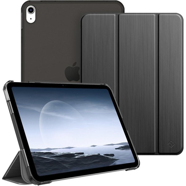 Fintie Tablet-Hülle für iPad 11. Generation 2025 (A16) 11 Zoll, iPad 10. Generation 2022 10.9 Zoll, Ultradünn Case mit transparenter Rückseite Abdeckung, Auto S