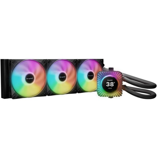 be quiet! Wasserkühlung Light Loop IO LCD 360mm Black, IPS-Display, ARGB, IO Controller, Nachfüll-Port
