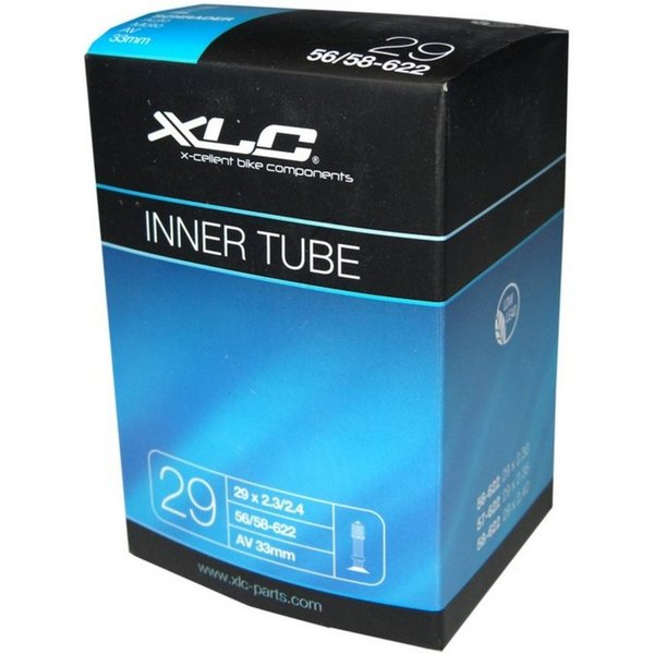 XLC Fahrradschlauch 29" MTB Schlauch, 29x2.3/2.4" (56-622, 57-622, 58-622), Autoventil (AV, (0-St)