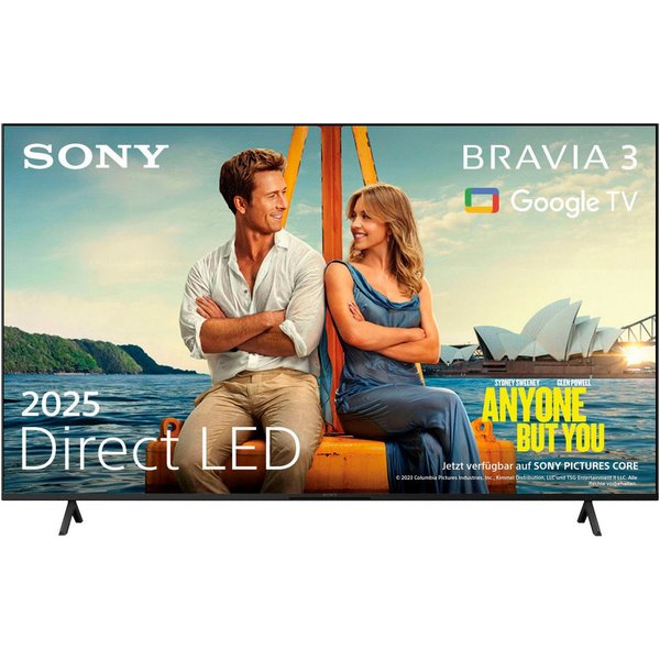 Sony K-43S3 DLED-Fernseher (108 cm/43 Zoll, 4K Ultra HD, Smart-TV, Google TV, X-Balanced Speaker, Dolby Vision/Atmos, IMAX, Google/Apple Cast, Game)