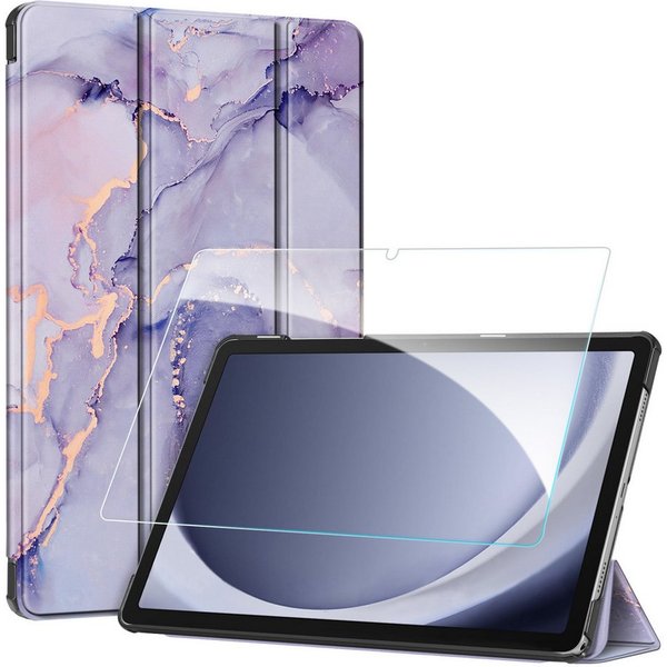 Fintie Tablet-Hülle für Samsung Galaxy Tab A11+ Plus 11" 2025 / Tab A9+ Plus 11 Zoll 2023 11 Zoll, mit Schutzfolie, Ultradünne Kunstleder Schutzhülle mit Standf