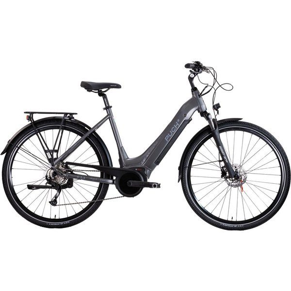 PUCH E-Bike Trekkingrad PUCH C5.3 ALIVIO / BOSCH 500 Wh 28" grau 9-Gänge, 9 Gang Shimano Alivio RDM3100 Schaltwerk, Kettenschaltung, Mittelmotor, 500 Wh, BOSCH 