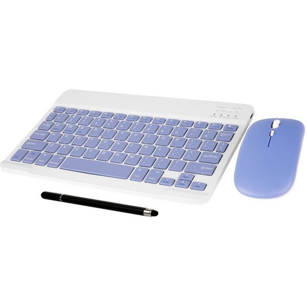 BUFO Tastatur, Maus, Eingabestift 3-in-1-Set drahtlose Bluetooth-Verbindung Tablet-Tastatur