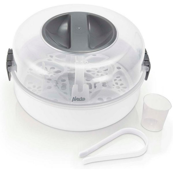 Alecto Mikrowellen-Dampfsterilisator BW-04, 1-tlg., Dampfsterilisation, ohne Reinigungsmittel, BPA-frei, mikrowellen