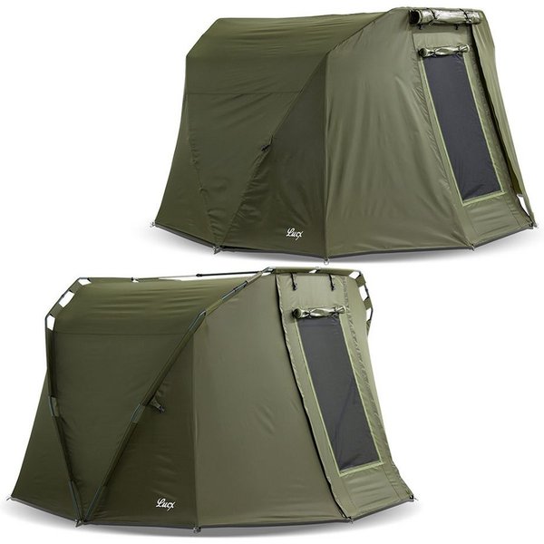 Lucx Angelzelt Caracal Angelzelt + Überwurf Karpfenzelt, Personen: 2 (Komplett-Set)