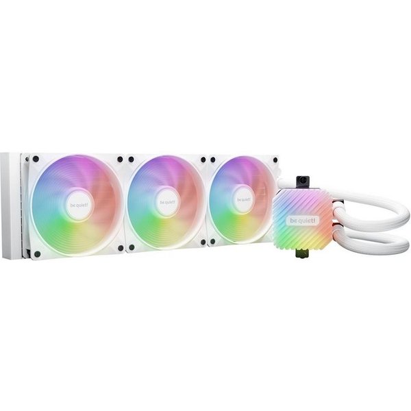 be quiet! Wasserkühlung Light Loop 360mm White, 3x Light Wings LX 120mm PWM high-speed ARGB Lüfter White