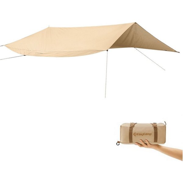 KingCamp Tarp-Zelt Tarp Khan T Sonnen Segel Camping Wind - Schutz Vor