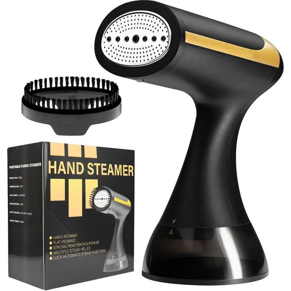 Athlix Dampfgarer Tragbarer Dampfglätter Dampfgarer für Kleidung Bügeleisen, 1300 W, 1300W, 360°-Dampffunktion, 350 ml Fassungsvermögen