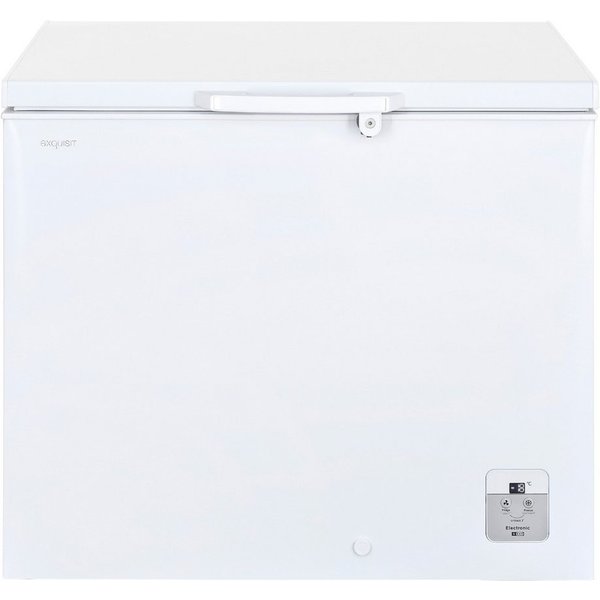 exquisit Gefriertruhe GT220-HE-010A weiss, 96,3 cm breit, 217 l, Kompakt & platzsparend ideal für kleine Küchen oder Zweitgerät
