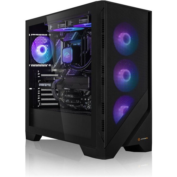 AurumPC R7 9800X3D mit RX9070XT 16GB und 32GB DDR5 RAM Gaming-PC (AMD Ryzen 7 9800X3D, Radeon RX 9070 XT, 32 GB RAM, 1000 GB SSD, Wasserkühlung, Windows 11, WLA