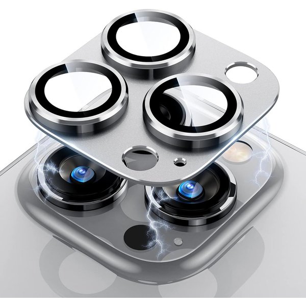 MSM Kameraschutzglas 3D Kameraglas für Apple iPhone 15 Pro/15 Pro Max Schutz Panzerfolie