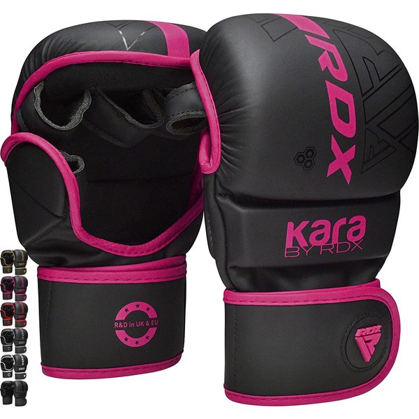 RDX Sports MMA-Handschuhe RDX MMA Handschuhe, MMA Gloves für Kampfsport Grappling Training
