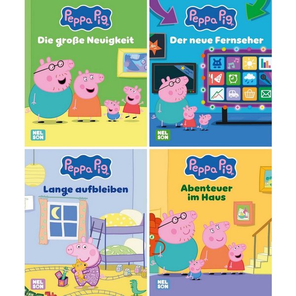 Nelson Mini-Bücher: 4er Peppa Pig 33-36 / Steffi Korda