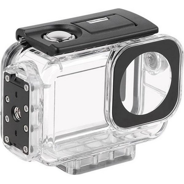 Wigento Unterwassergehäuse für DJI Osmo Action 5 Pro / 4 / 3 60m wasserdicht Zubehör Drohne (60m Wasserdicht, Magnetverschluss)