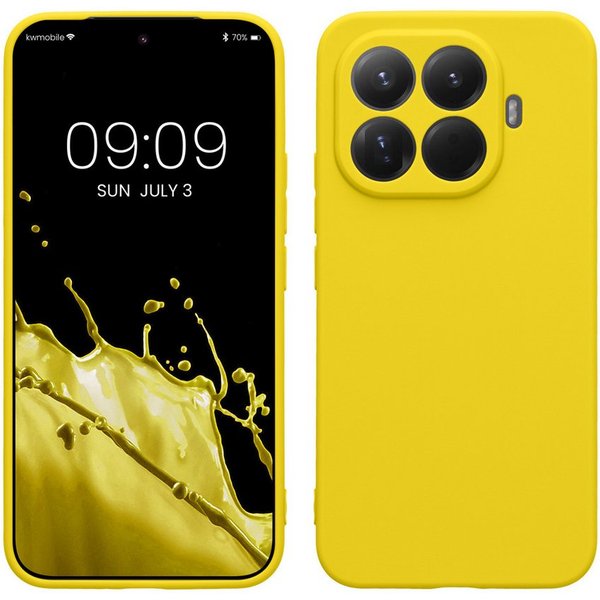 kwmobile Smartphone-Hülle Handyhülle für Xiaomi 15T Pro Hülle, Weiches Handy Silikon Case - Schutzhülle Cover