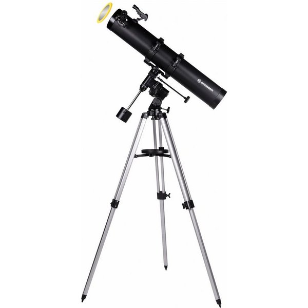 BRESSER Teleskop BRESSER Galaxia 114/900 EQ3 Spiegelteleskop mit Smartphone-Adapter & …