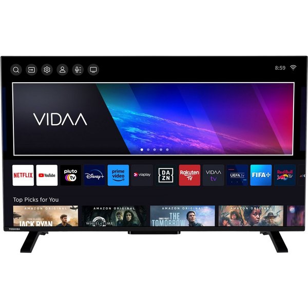 Toshiba 43UV2363DG LCD-LED Fernseher (108 cm/43 Zoll, 4K Ultra HD, VIDAA Smart TV, HDR, Triple-Tuner, Works with Alexa, Netflix, Prime Video, DAZN uvm)