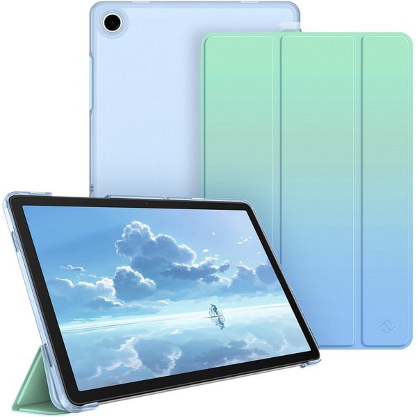 Fintie Tablet-Hülle für Samsung Galaxy Tab A11+ Plus 11" 2025 / Tab A9+ Plus 11 Zoll 2023 11 Zoll, Ultradünn Schutzhülle mit Translucent Rückseite in Matt-Optik