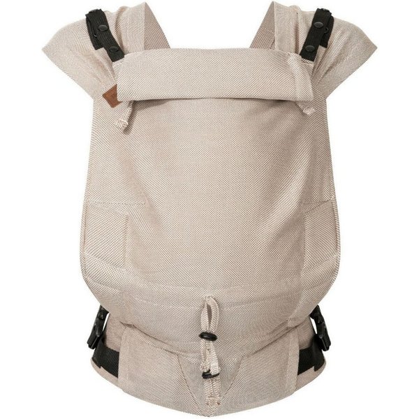 Hoppediz Babytrage Primeo, ab Geburt (2,5 kg) Bauchtrage & Rückentrage aus 100 % Bio-Baumwolle