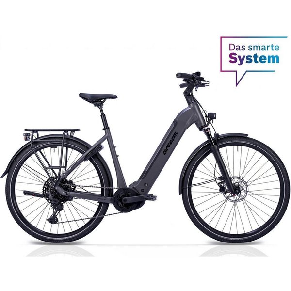 Airtracks E-Bike Trekkingrad 28" E-Bike Damen Trekking LS Wave TERRA TR1 BOSCH Performance Line PX, 11 Gang Shimano Deore XT RD-M8130 SGS, 11-fach Schaltwerk, K