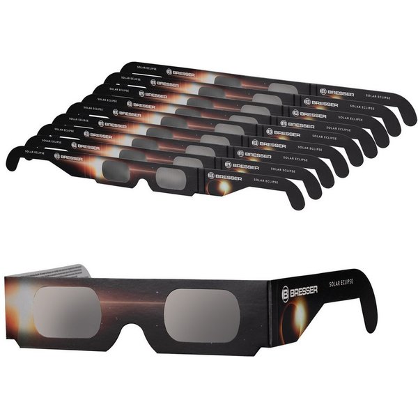 BRESSER Teleskop BRESSER Sonnenfinsternis-Brille (10 Stück) - Design B