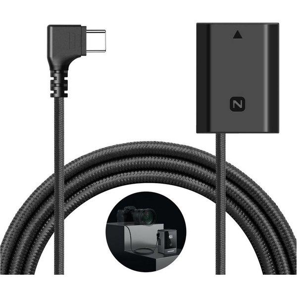 Neewer TC-FZ100 USB-C Dummy Akku für Sony NP-FZ100 A7/FX/ZV Serie Kamera-Akku, Stabile Stromversorgung/Vollständig dekodiert