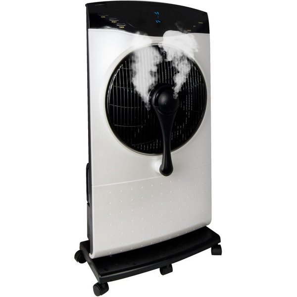 Sonnenkönig Standventilator Air Fresh 5S, Leistung 100W, LED-Display, Ionisator, 9h Timer, Fernbedienung, 3 Ventilationsstufen, 4.6L Wassertank