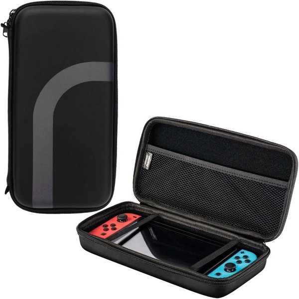 Hama Nintendo-Schutzhülle Hardcase Tasche für Nintendo Switch Konsole, Hard-Case Schutzhülle Aufbewahrung Carry Case Reise Etui EVA Schutz