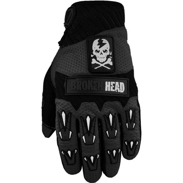 Motorradhandschuhe Faustschlag schwarz Weiteneinstellung