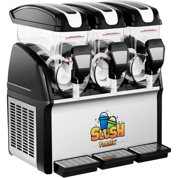 Royal Catering Slush-Eismaschine 3 x 12 L Slushmaschine Eismaschine Softeis Slusheis Gastronomie, 980 W