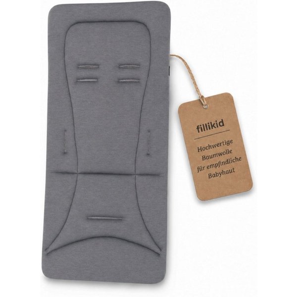 Fillikid Kinderwagen-Sitzauflage Wendeauflage Jersey Exklusiv