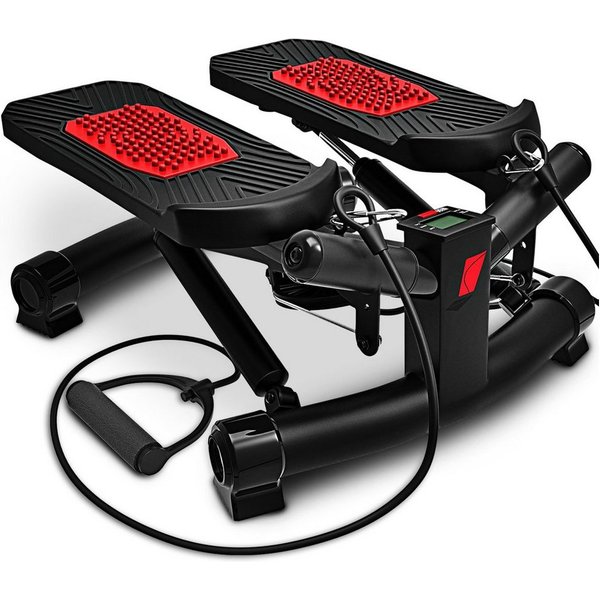 Sportstech Mini-Stepper STX300, 2in1 Multifunktion, Power Ropes & Swing-Funktion