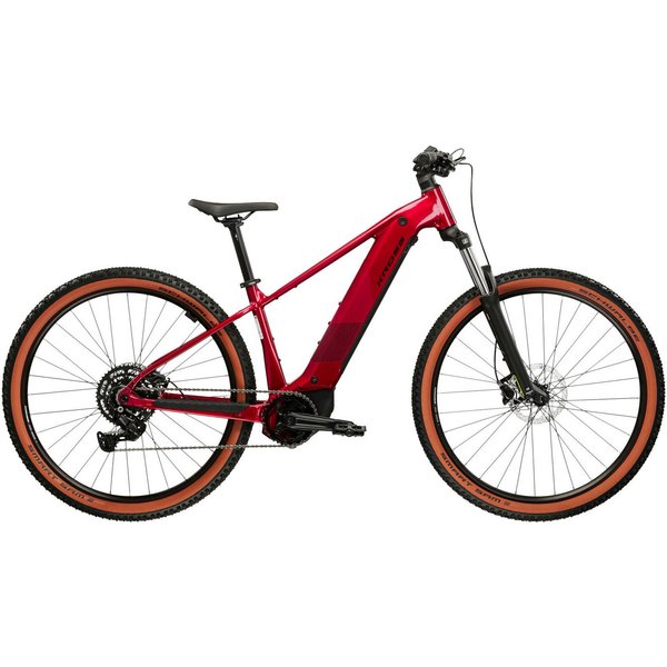 Kross E-Bike Mountainbike Influx Hybrid 2.0 16,7Ah / BOSCH 600 Wh 29" rot 9 Gänge 2026, 9 Gang Shimano CUES U4000 Schaltwerk, Kettenschaltung, Mittelmotor, 600 